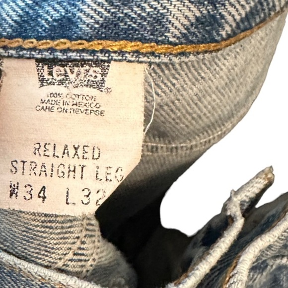 Vintage Levi's Relaxed Straight‎ Leg Jeans - Picture 6 of 8